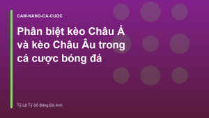 Read more about the article Phân biệt kèo Châu Á và kèo Châu Âu trong cá cược bóng đá